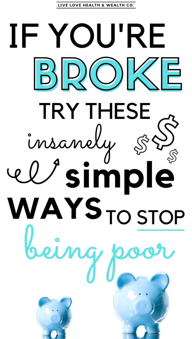saving money tips how to stope being poor