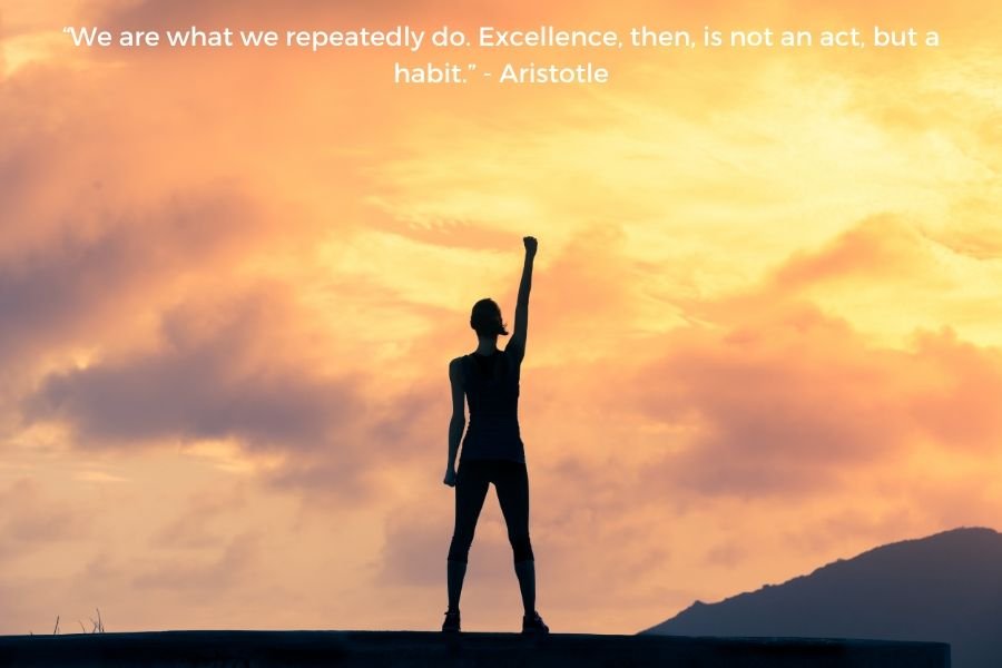 “We are what we repeatedly do. Excellence, then, is not an act, but a habit.”