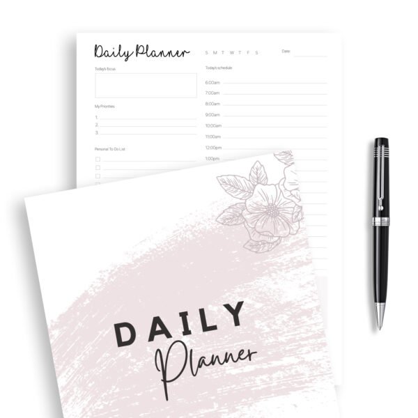 daily planner printable, cute daily planner printable, free printable daily planner template pdf -1