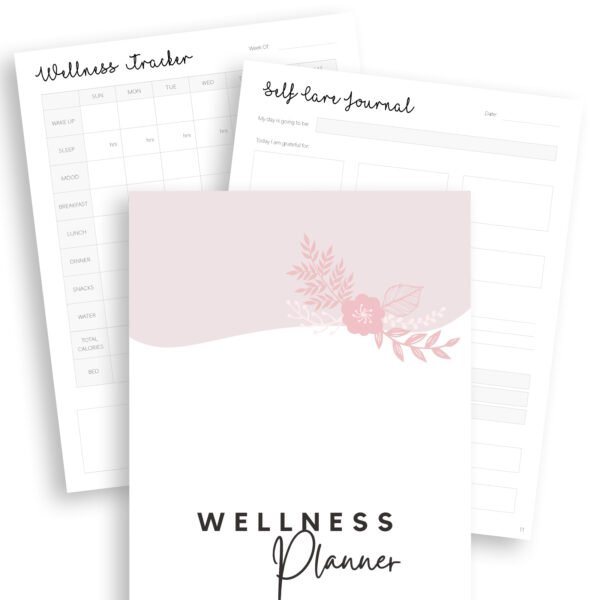 wellness planner self care planner printable, wellness planner self care planners, free printable planner